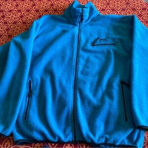 Vintage 2000s Y2K Helly Hansen Blue Zip Up Fleece Jacket Medium